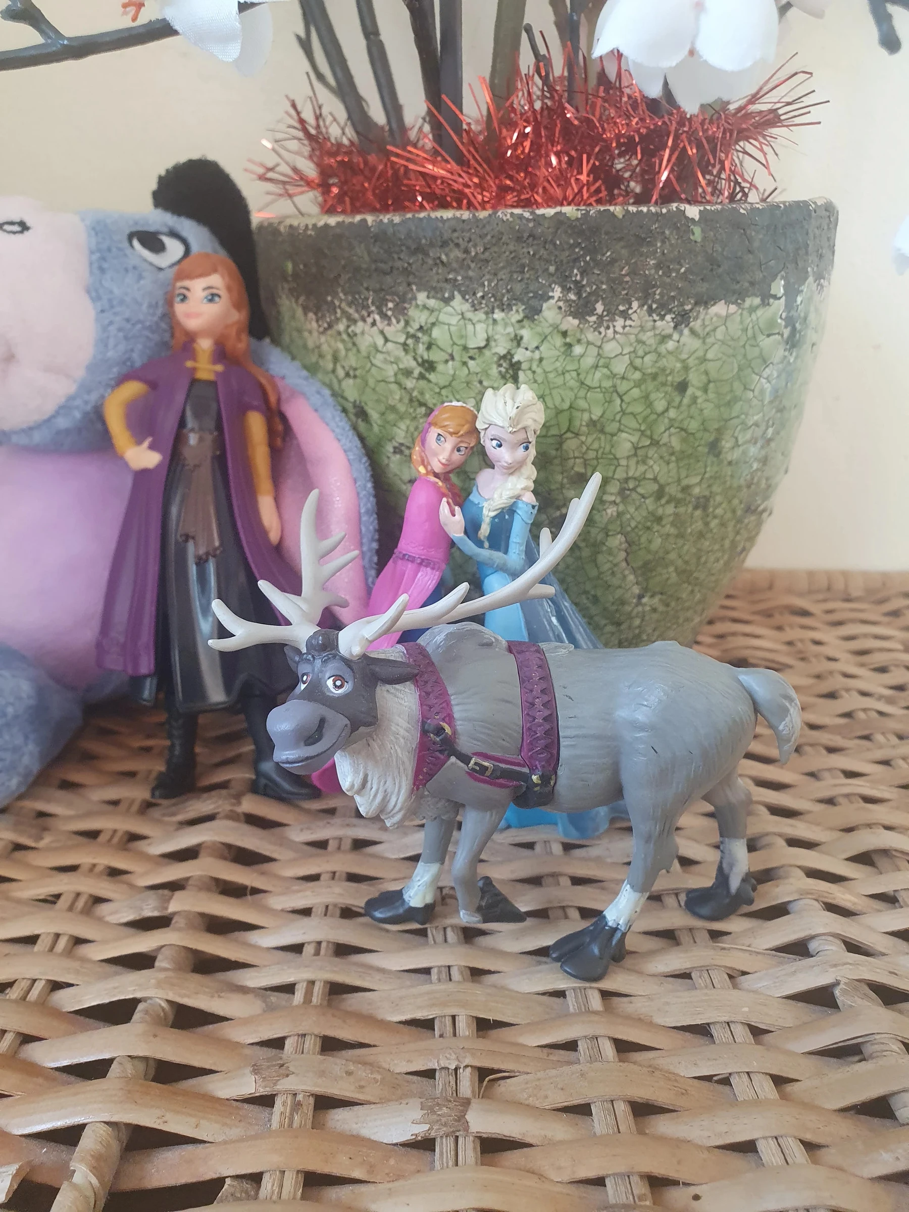 🌸Lots de 4 figurines La reine des neige + olaf